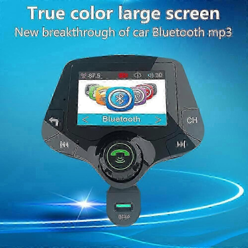 2" Display Dab Digital Radio Bluetooth USB Charging Car DAB/DAB+ Adapter 2