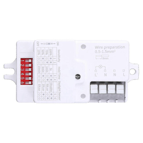 Microwave Radar Motion Sensor for AC 220v-240v/50hz LED Lights 2