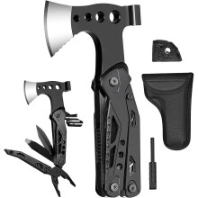 Camping Accessories Gifts W/ax Hammer Pliers Saw Screwdriver