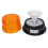 2x LKW-Blitzlicht, gelb, LED-Warnleuchte, 12V/24V, Notfallblinker 3
