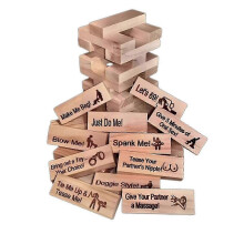 Spiel f¹r einen Date-Abend C Spannendes Turm-Umwerfen f¹r Paare und Freunde