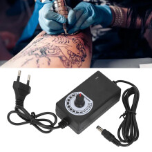 Tattoo Power Supply 3-12V, 2A, 5.5x2.5mm DC, Black