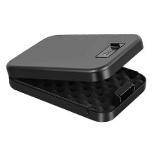 Fingerprint password pistol safe for jewelry and money storage