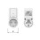 Remote control power outlet for home 5x wireless EU smart plug 3
