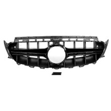 Rejilla de malla para parachoques de coche W213 en negro brillante