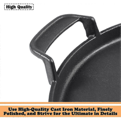 Round 30cm griddle for Weber BBQ cast iron grill replacement 1
