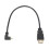 Right angle Micro-HDMI cable for monitors - 30cm length supports 4K video 1