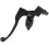 Universal motorcycle clutch lever for 7/8" handlebars - black left side 2