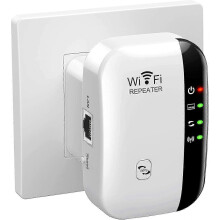 Long-range WiFi repeater for uninterrupted browsing, easy to install