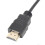 Câble micro-HDMI coudé pour moniteurs Longueur 30 cm, compatible vidéo 4K 5