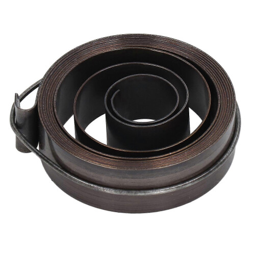 Metal recoil spring for drill press quill feed replacement part