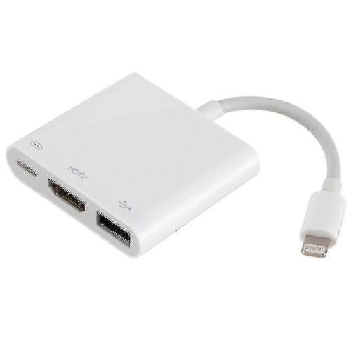 Lightning-auf-OTG-Digital-AV-Adapter, Lightning-auf-HDMI+USB-Konverter 2