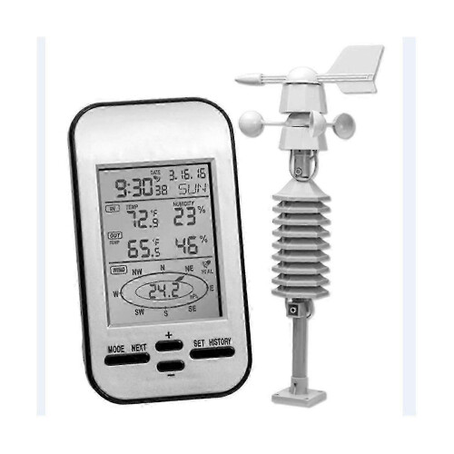 Professional Wireless Out Wind Speed Direction Sensor Digital Wind Temperature Humidity Meter 2