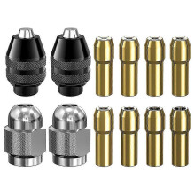 Replacement collet set for Dremel, 12PCS 1/32 to 1/8 inch drill bits