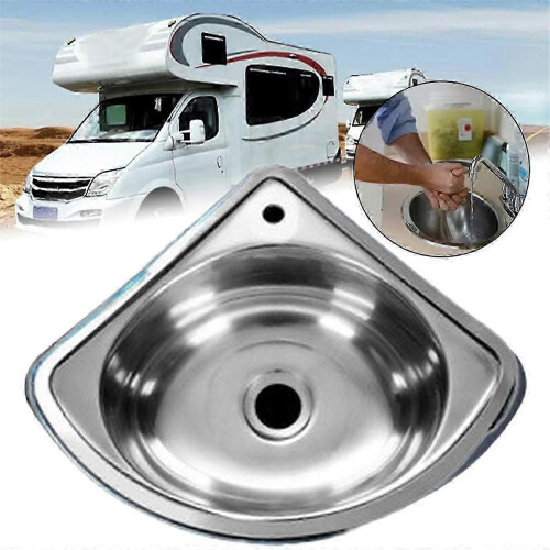 Robuste Küchenspüle für Wohnmobile aus hochwertigem Edelstahl 1