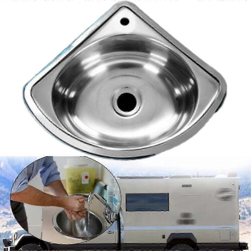 Robuste Küchenspüle für Wohnmobile aus hochwertigem Edelstahl 2