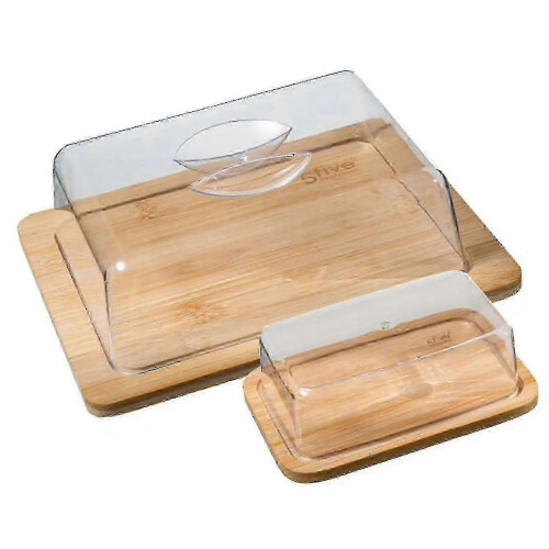 Bamboo tray cheese cups for picnics and gatherings