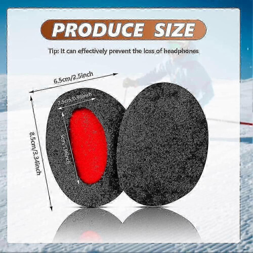 Bandless ear muffs for sleeping - warm winter protection 1
