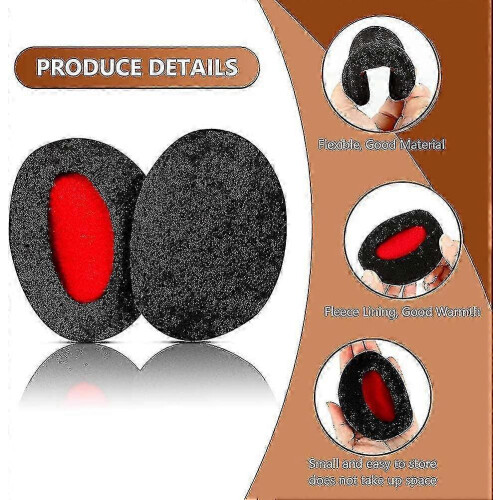 Bandless ear muffs for sleeping - warm winter protection 2