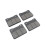Motorcycle brake pads for Maxsym 400i 2011-2021 - front & rear set 4