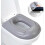 Adjustable height toilet cushion for elderly with suction cups 1