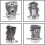 Cylinder kit for Stihl MS290 MS390 with spark plug 49mm 2