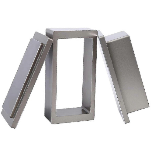 Rosin press pre press mold 2x4 inch rectangular anodized for rosin 1