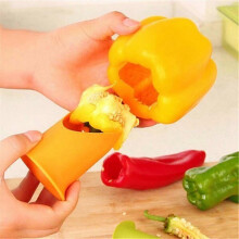 2 In1 Bell Pepper Corer Chilli Cooking Tool Seed Remover Fruit Creative Household Easy