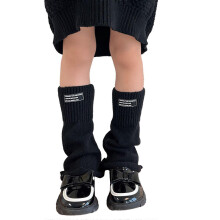 Scaldamuscoli per bambina, coprigambe invernali autunnali antiscivolo, calze al ginocchio in maglia morbida, leggings casual bianchi L
