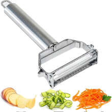 Stainless Steel Multi-function Vegetable Peeler, Julienne Cutter Slicer Scraper Potato Peelers Fruit Peeler