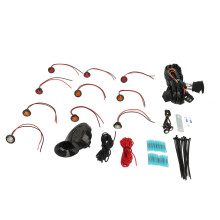 DC12V UTV Turn Signal Horn Kit White Red Amber