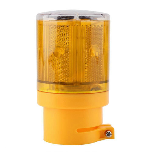 Flashing LED Warning Signal Light, Solar-Powered Strobe Alarm