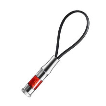 Anti-statisch Sleutelhanger Gereedschap Zilver Toon Winter Droog Klimaat Statische Eliminator1pcsRood