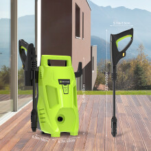 Portable Electric Pressure Washer High-Power Car Cleaner Machine Garden Washer 110Bar 3000W