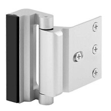 Home Security Door Lock Reinforcement, Childproof Safety Door Lock Latch Withstand 800lbs For Inward Swinging Door