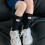 2 Pair Hand-Holding Socks MidTube 80g Black&White 11