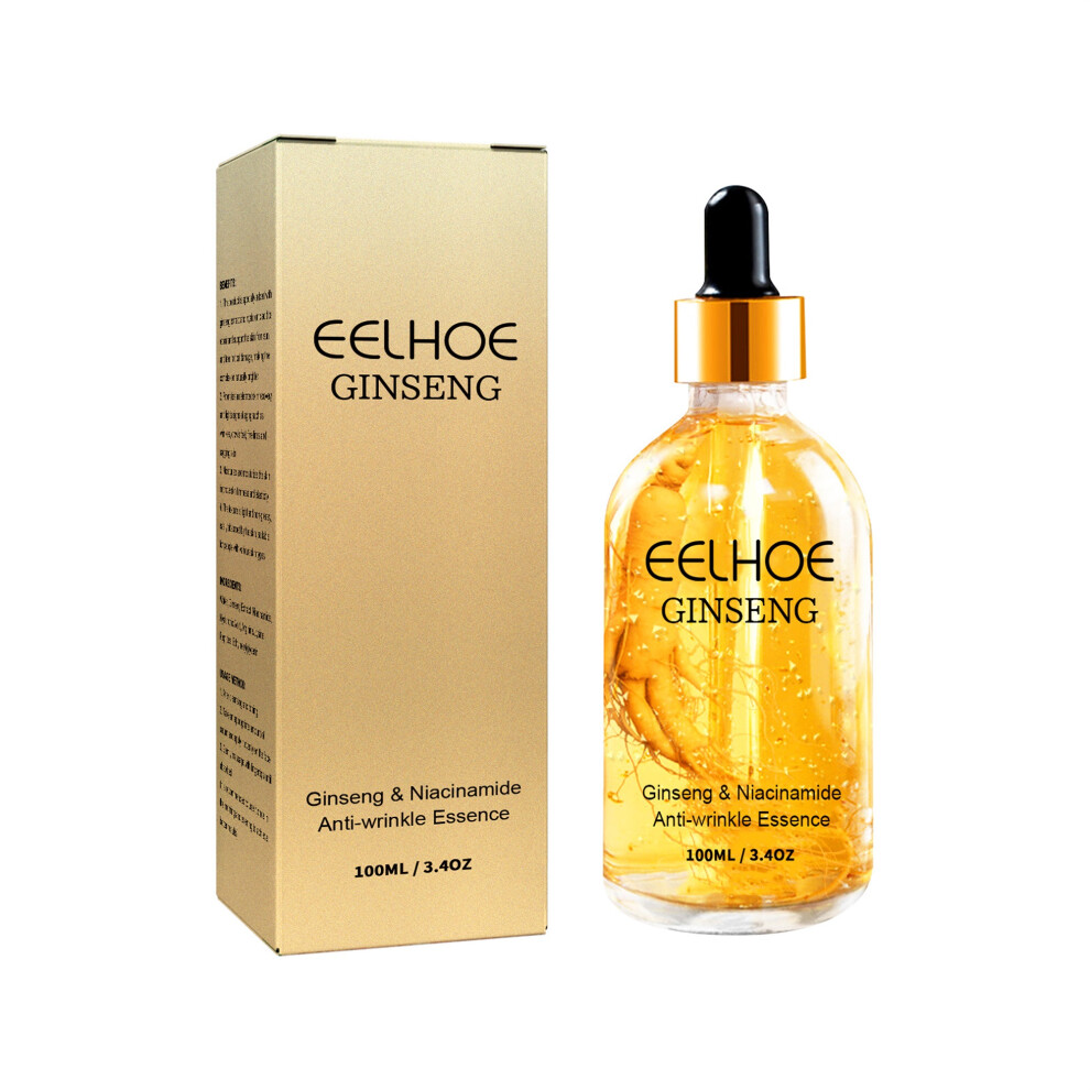 Yellow (100Ml, ) Ginseng Anti-Aging Facial Essential Oil Hydrating Moisturizer Firming Anti Wrinkle Oil For Skin Care