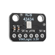 ICS-43434 MEMS Digital Microphone Module I2S DC 1.5V-3.6V Microphone Module Breakout Low-Cost Low-Pass Filter Module