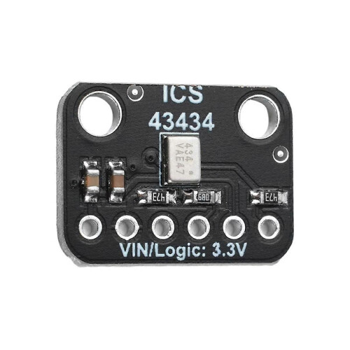 ICS-43434 MEMS Digital Microphone Module I2S DC 1.5V-3.6V Microphone Module Breakout Low-Cost Low-Pass Filter Module