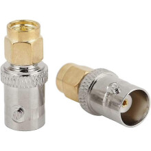 Bnc To Sma Adapter, Male Type Rf Connector Bnc Female To Sma Coaxial Adapter Test Converter2pcs