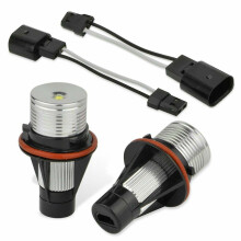 Bombillas LED tipo ojo de ángel de 6000K para luces de posición BMW 525i 530i 745Li 745i 760Li X5 X3