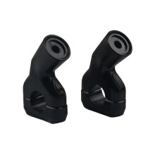 Motorrad Lenker Riser Clamp Lenkerlift für Bonneville T100 T120 Schwarz 2016-2019