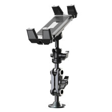Soporte para teléfono de coche, base de taladro resistente, soporte para tableta, montaje para salpicadero de coche, ajustable 360, 2 etapas.