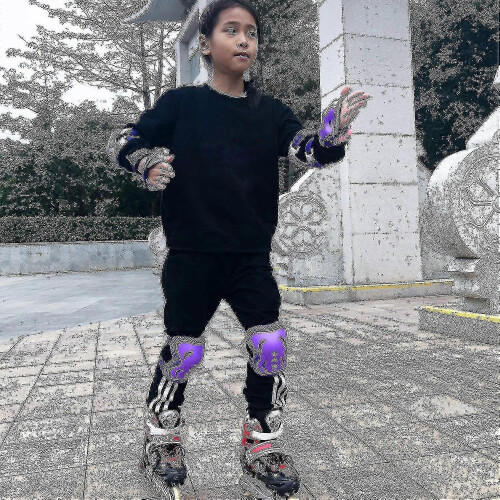 Conjunto de rodilleras, coderas y protectores para niños/jóvenes. 2