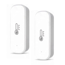 Tuya Zigbee Inteligentný snímač teploty vlhkosti Vonkajší IP65 Vodotesný APP Vzdialené monitorovanie a Ale