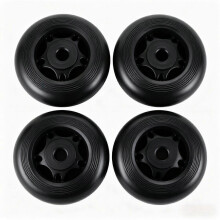 4pcs Fitness Equipment Wheels for Exercise Bikes Treadmill Walking Machine, 70mm Diameter, 8mm Inne