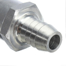 Válvula de retención de combustible de aluminio de 12 mm para embarcaciones y motocicletas. Prevención del reflujo de diésel y agua.