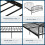 DHP Bushwick Metal Bed Black Double 4