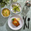 Gibson Soho Lounge Sofia Coupe Dinnerware Set, Service for 4 (12pcs), White w/Speckle 5
