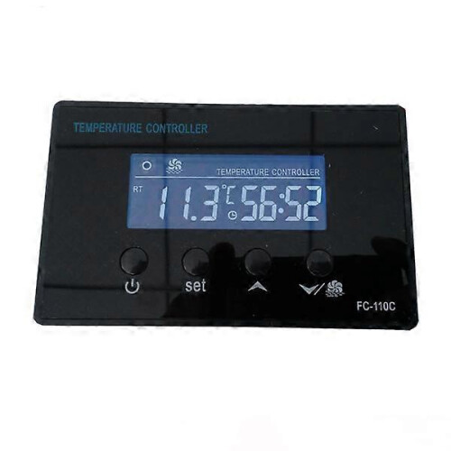 FC-110C 230V10A LCD Mini Sauna Room Foot Spa Digital Temperature Controller with Countdown Timer Regulator Thermostat 1
